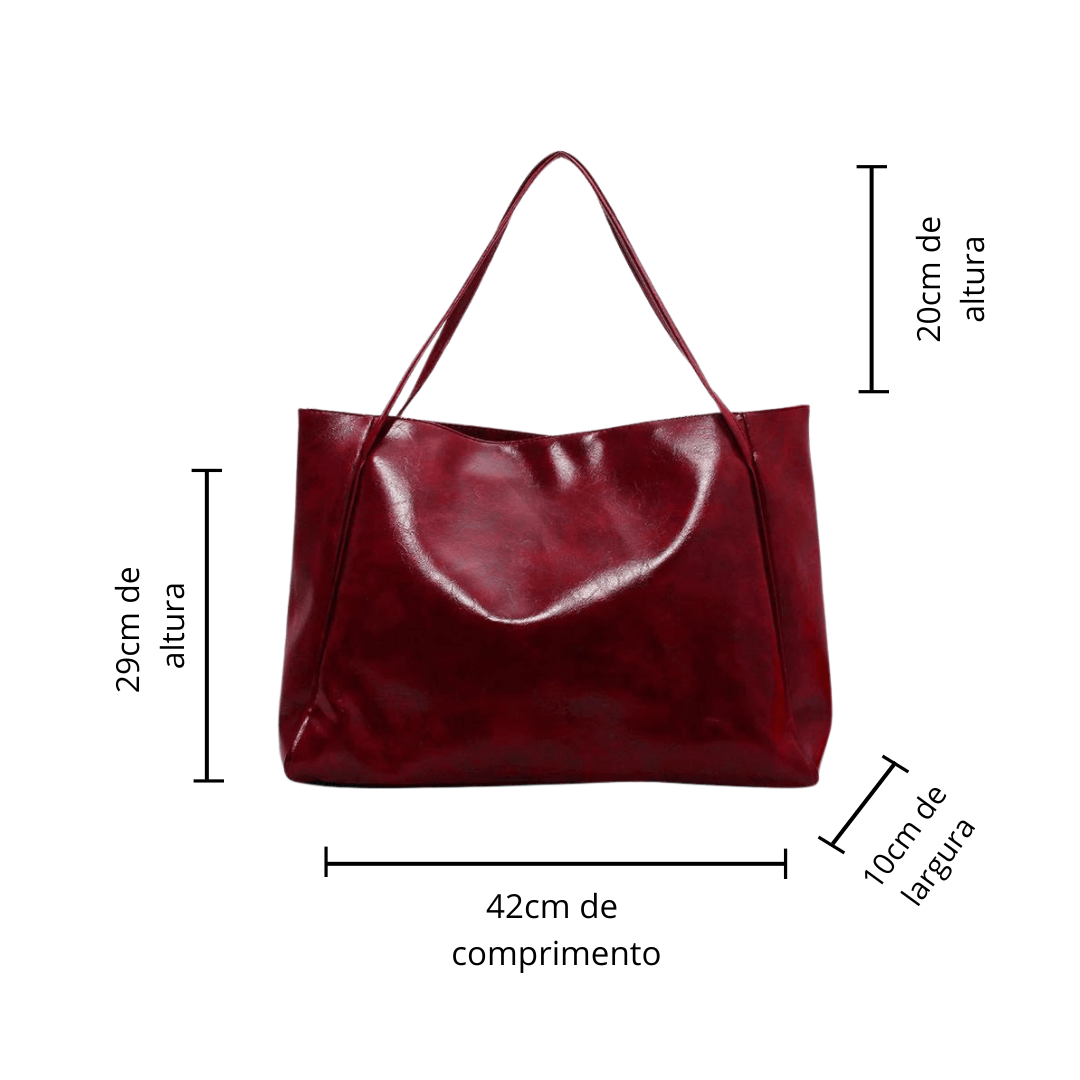 Bolsa de Couro Tote Bag