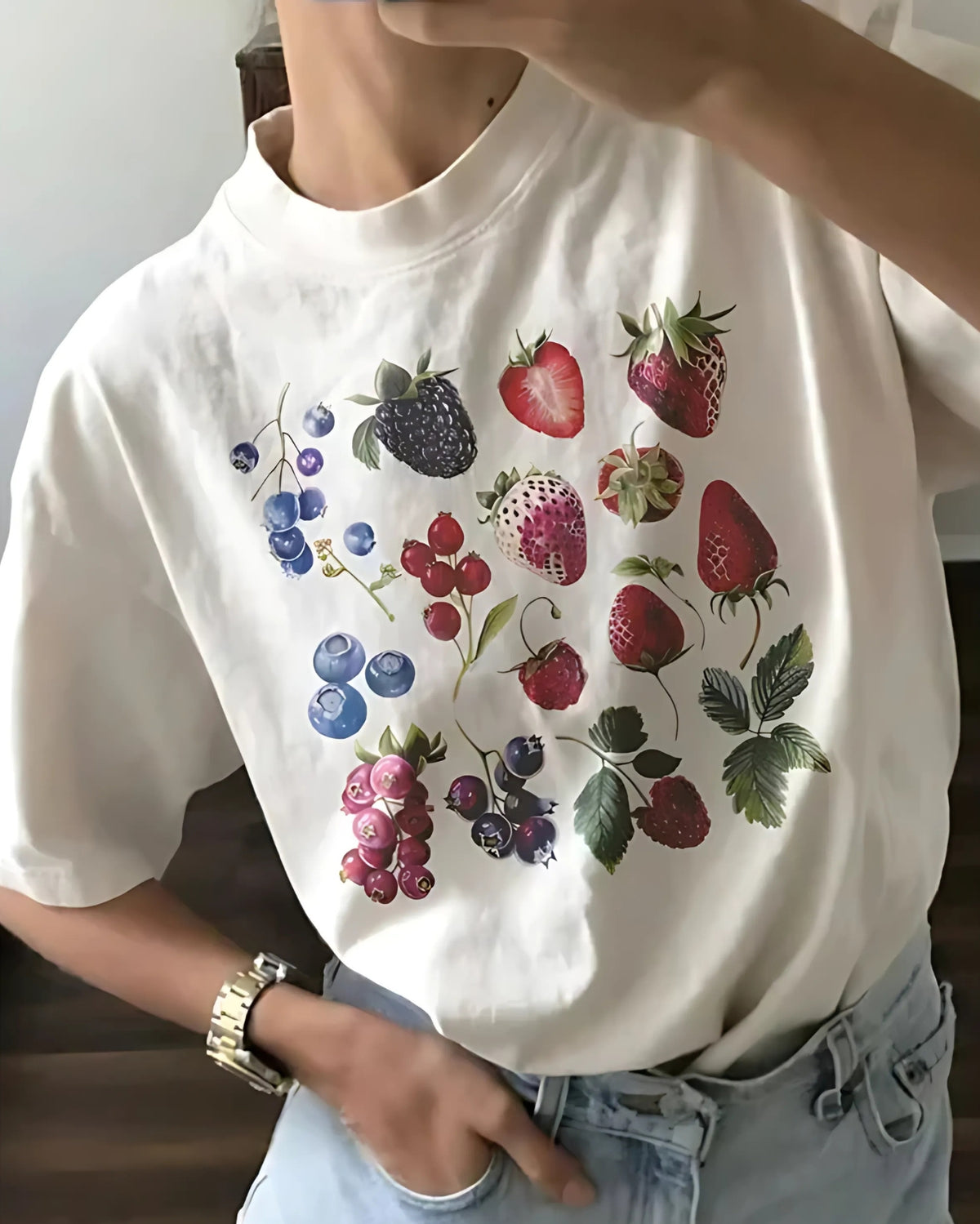 camiseta oversize,
camiseta feminina,
camiseta estampada,
camiseta de frutas,
camiseta,