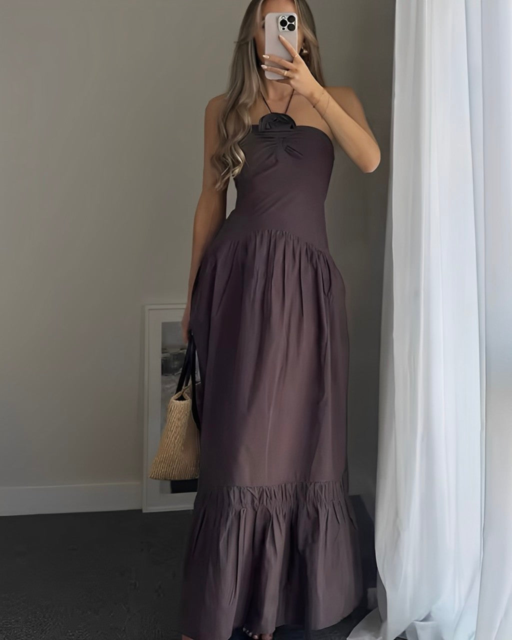 Vestido Longo Gentil Rosália