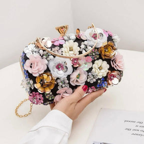 Bolsa Clutch de Flores Helena